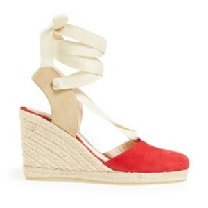 SJP by Sarah Jessica Parker Shoes - SJP velvet red espadrilles SJP by Sarah Jessica Parker Shoes - SJP velvet red espadrilles